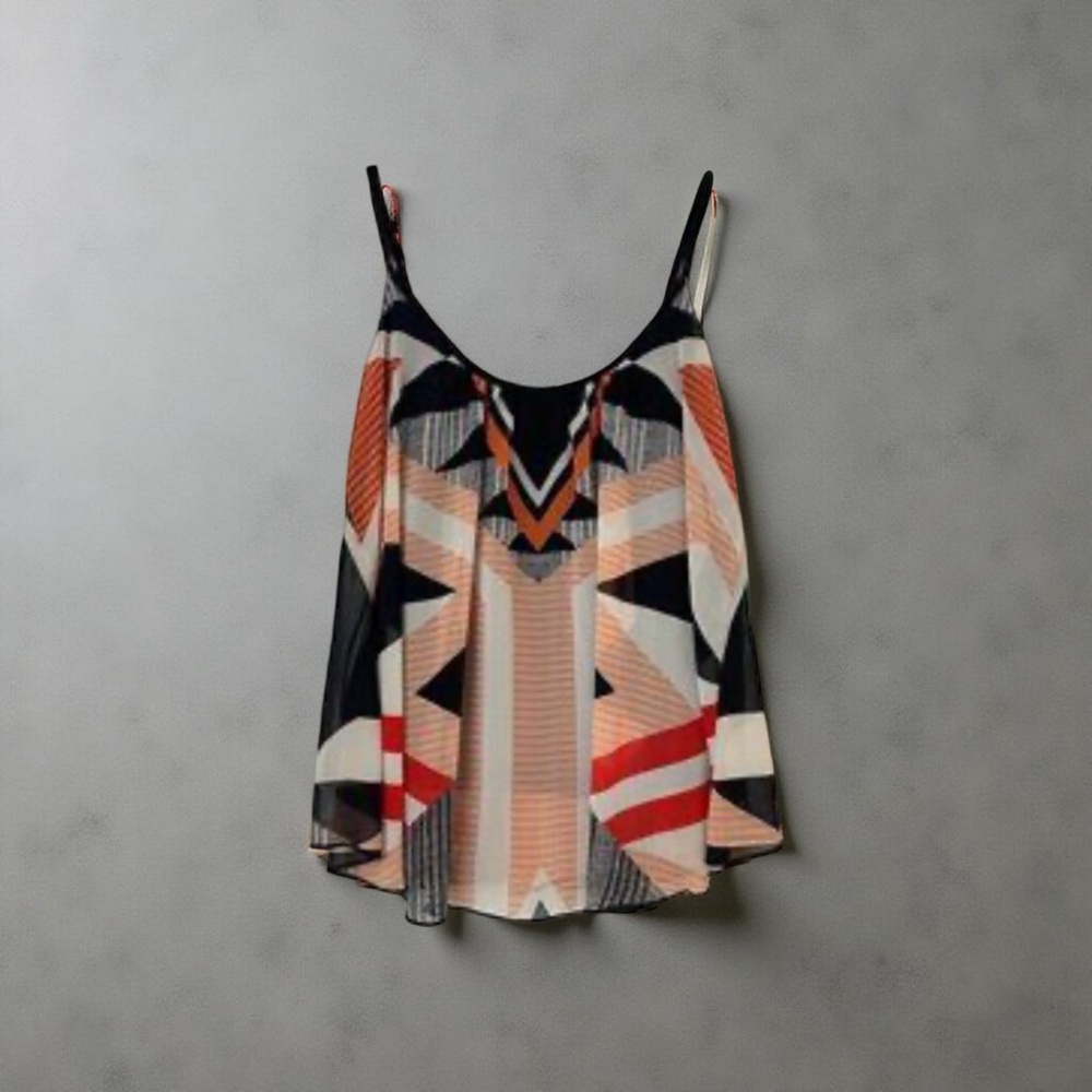 Vintage Express Vibrant Patterned Camisole